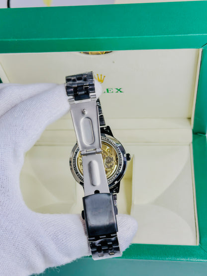 Rolex Automatic Skeleton - Black Edition