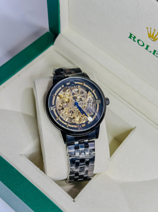 Rolex Automatic Skeleton - Black Edition