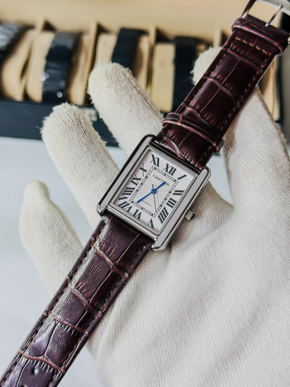 Old Money Tank - Silver Leather Edition