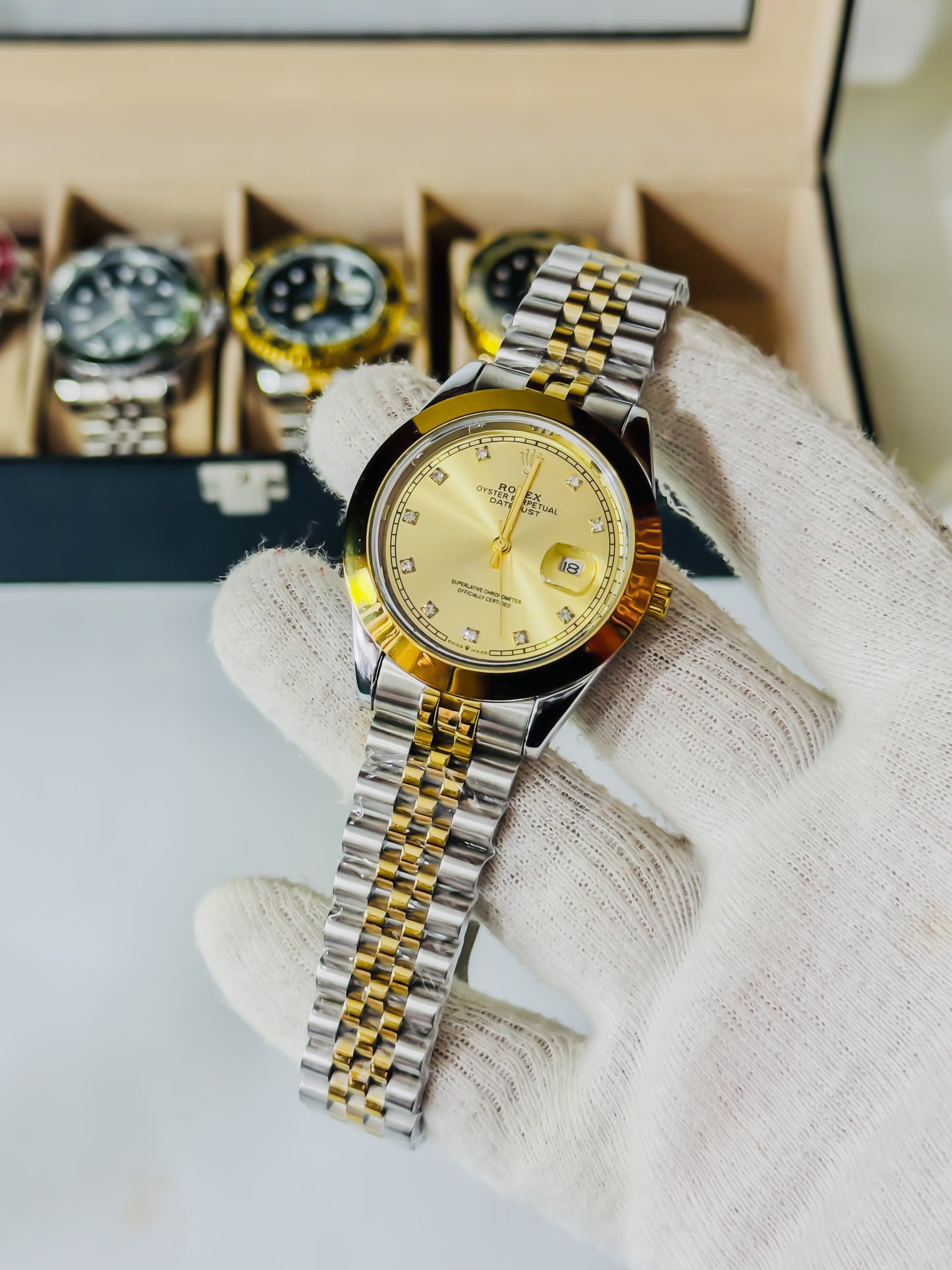 Date Just - Golden Edition- Semi Auto