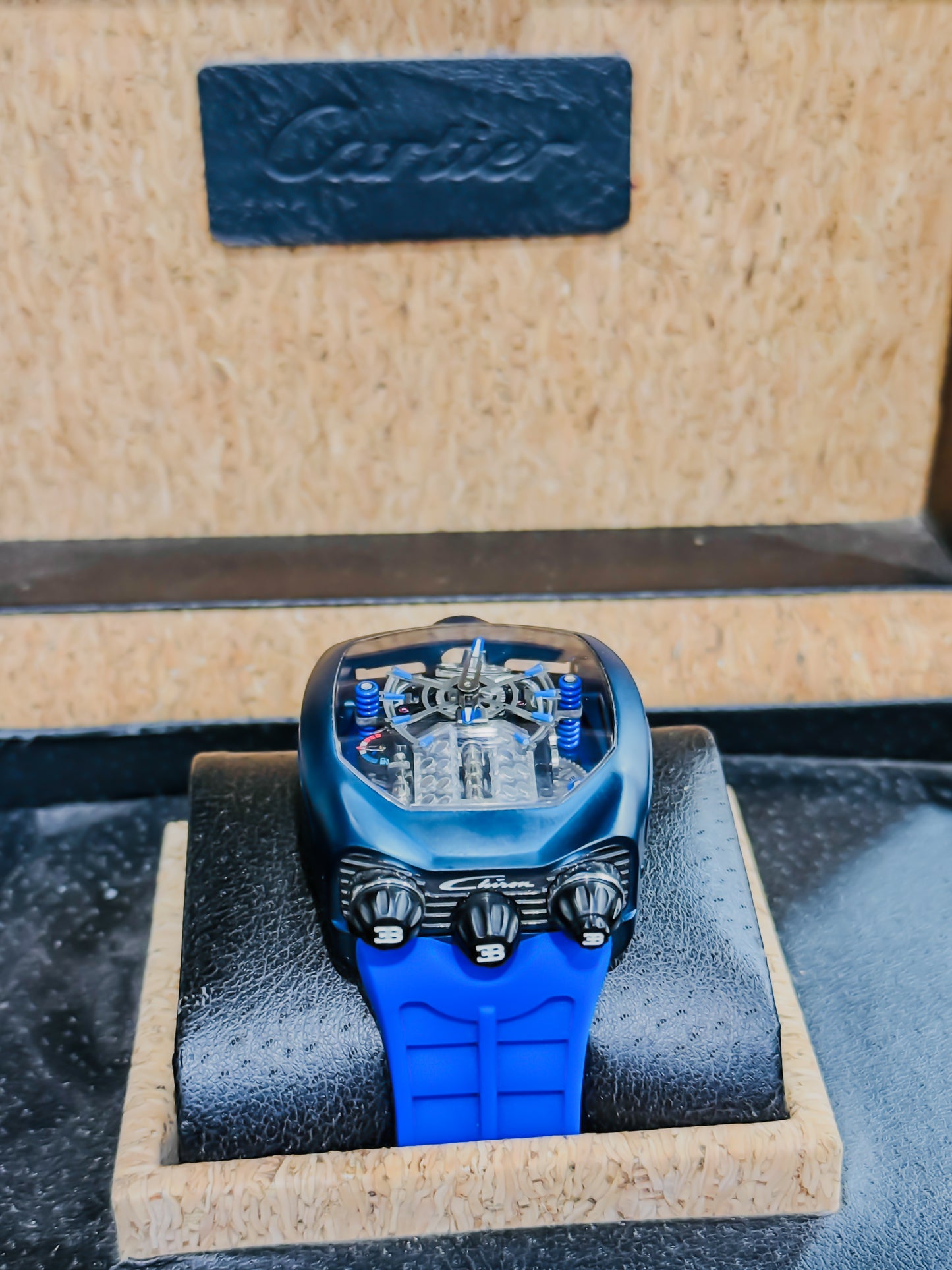 Jacob&Co Bugatti Chiron Skeleton - Blue Master Edition