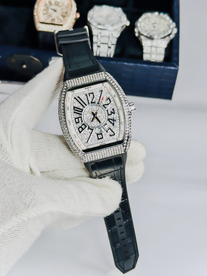 Franck Muller Premium - White Stone Edition