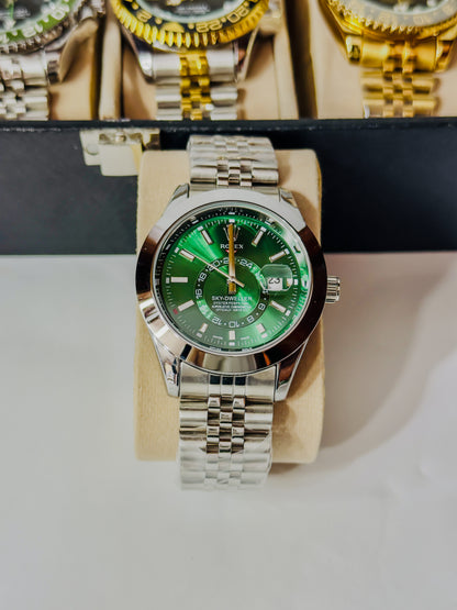 Sky Dweller Green & Silver Edition