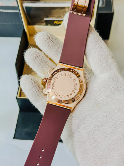 HB Brown - Premium White Dial - Strap Edition