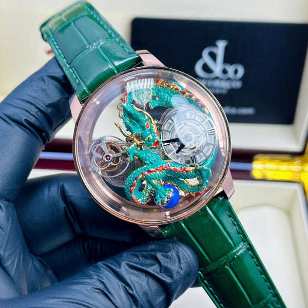 Jacob&Co Dragon Skeleton Watch – Master Luxury Green Edition