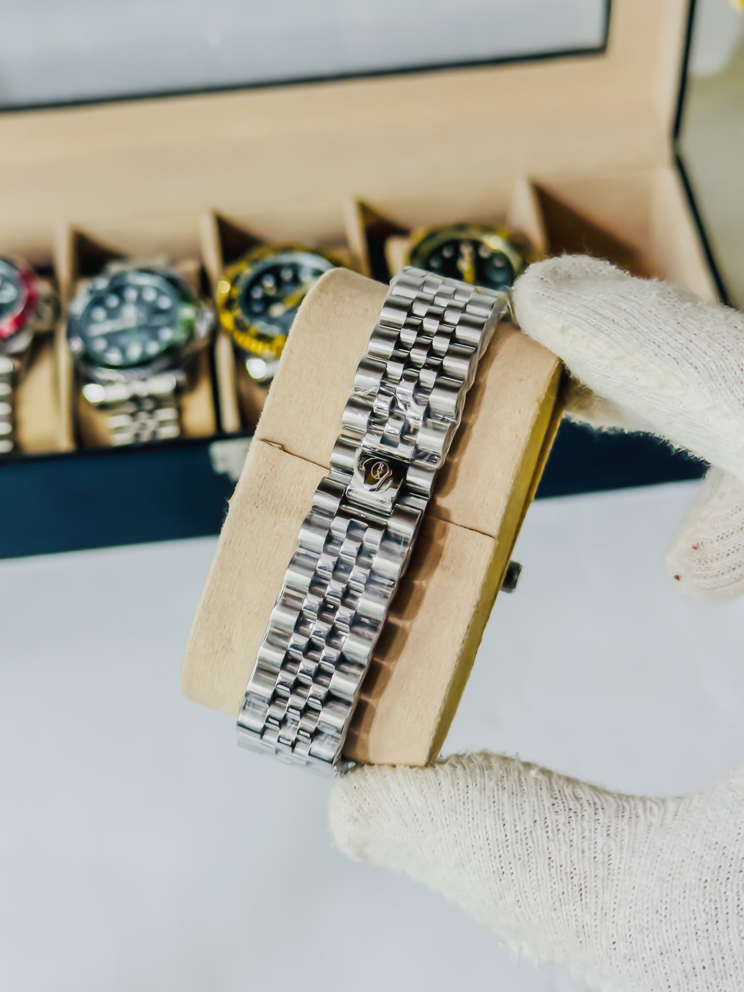 Date Just - Green & Silver Edition