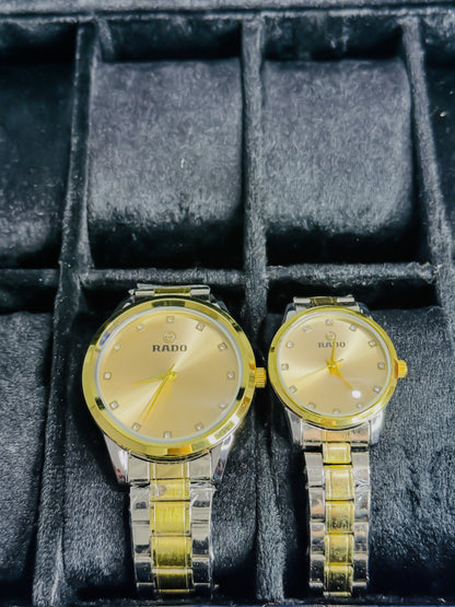 Rado Dual Gold & Silver - Premium Couple Watch