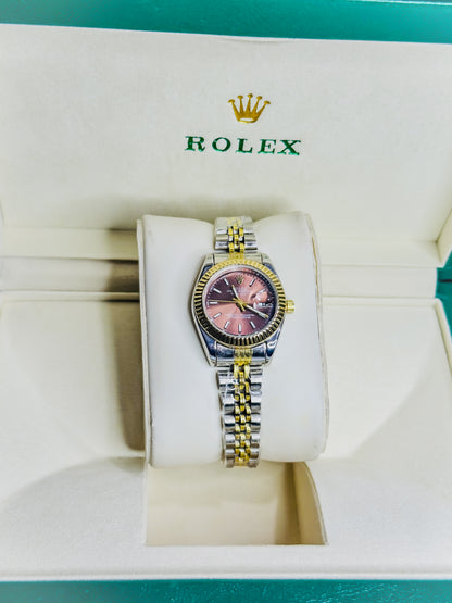 Rolex Brown Dial Female Watch