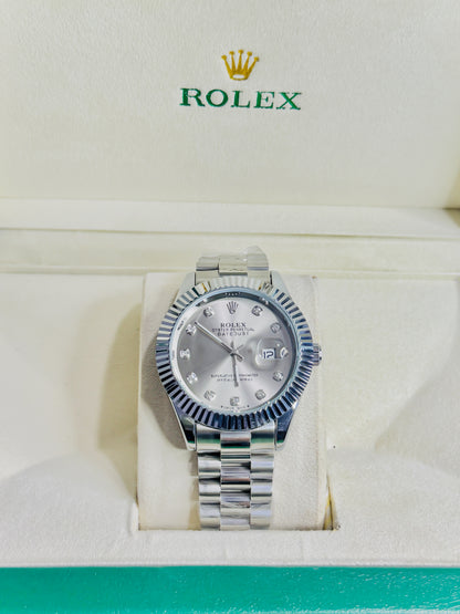 Rolex Royale Date Just - Silver