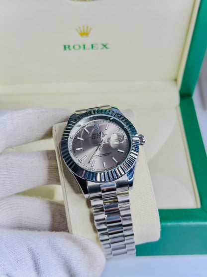 Rolex Royale Date Just - Silver Edition