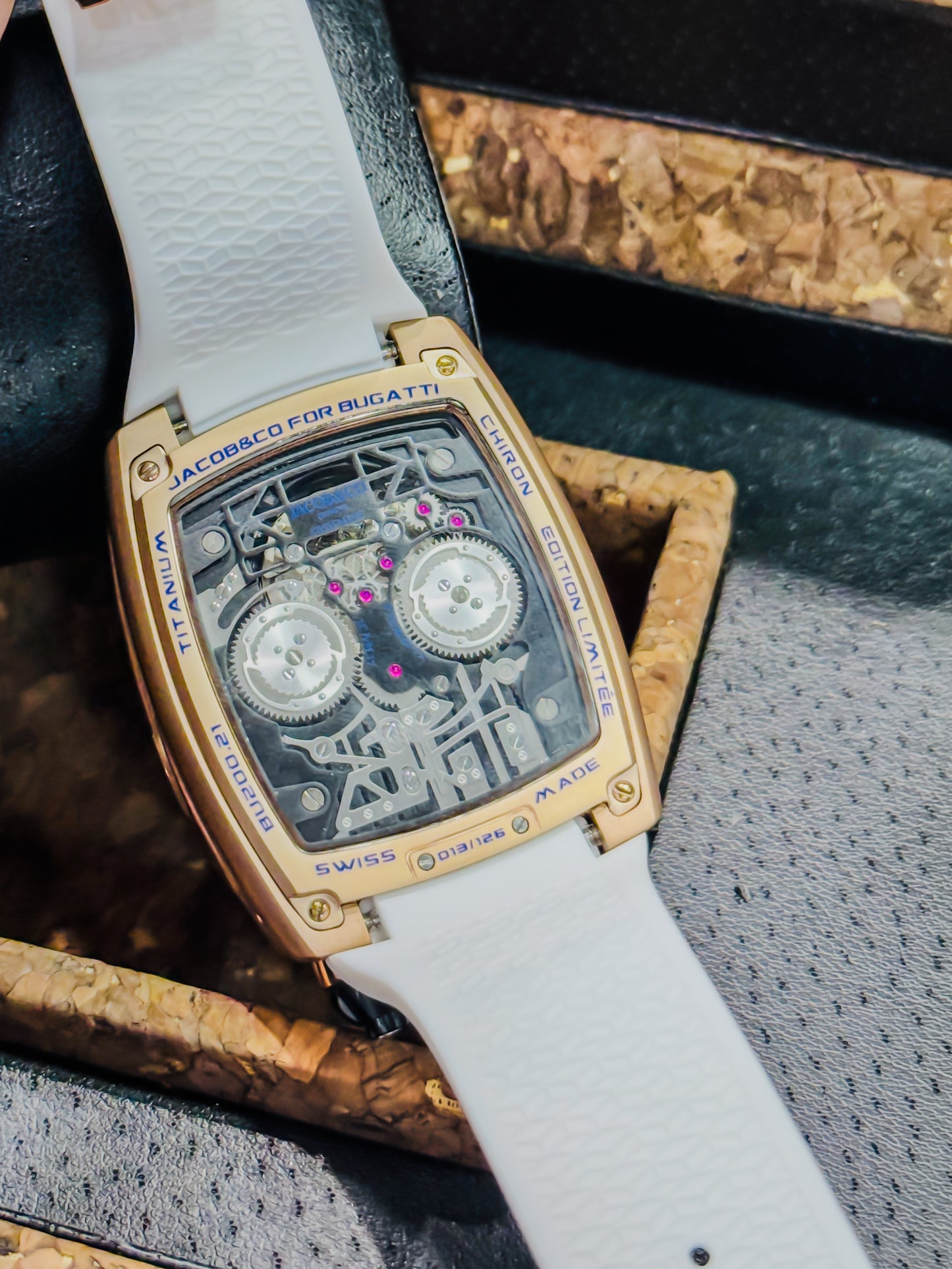 Jacob&Co Bugatti Chiron Skeleton - White Master Edition