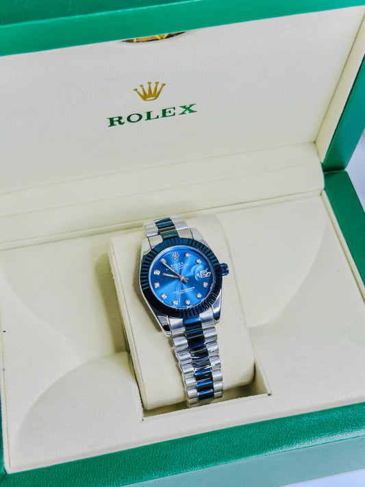 Rolex Royale Date Just - Dual Female Diamond Edition