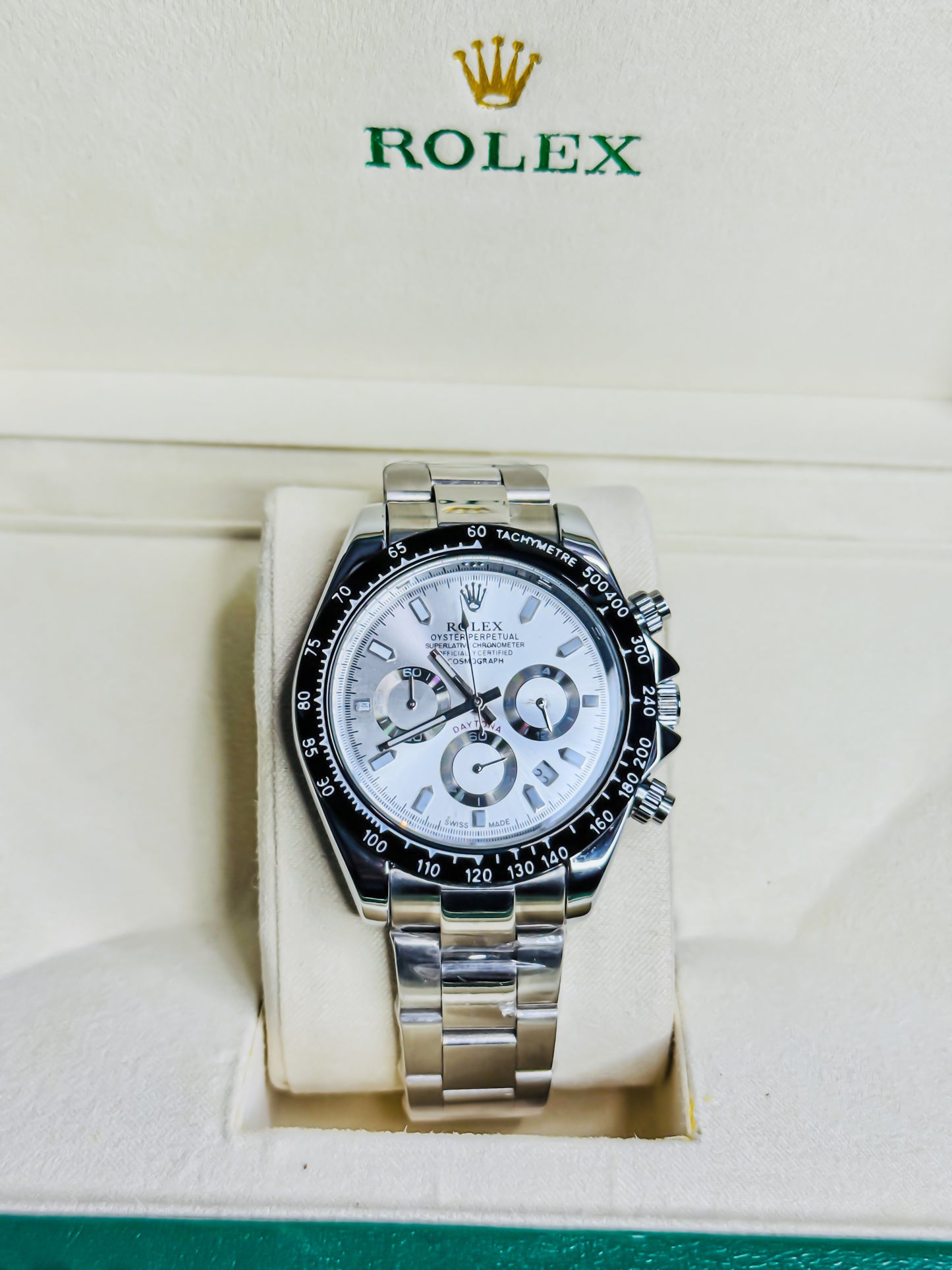 Rolex Daytona Silver 