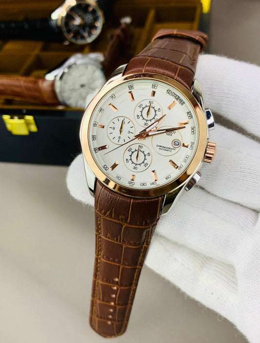 Tissot Chronograph Brown - Leather Edition