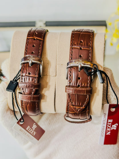 Premium Leather Strap - Couple Edition