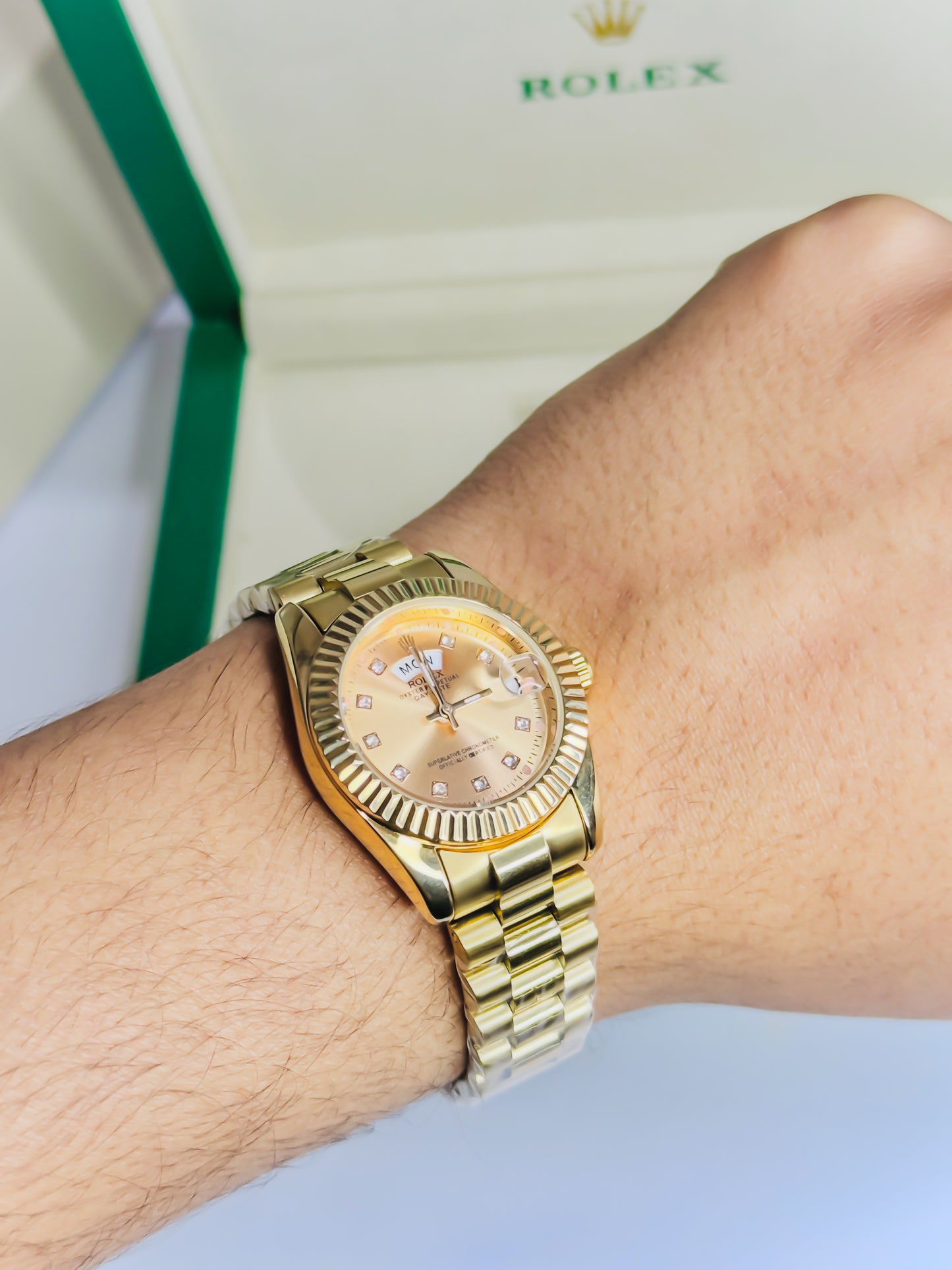 Rolex Royale Day - Date | Golden Female Edition