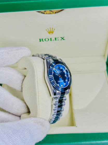 Rolex Royale Date Just - Dual Female Diamond Edition
