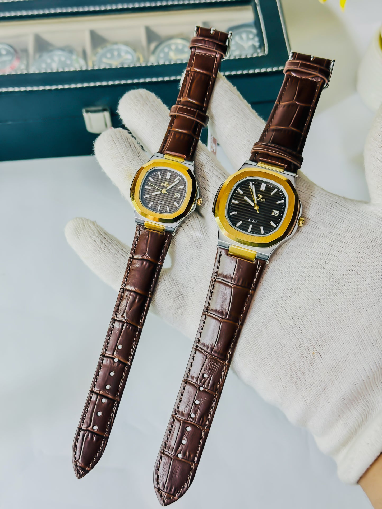 Premium Leather Strap - Couple Edition