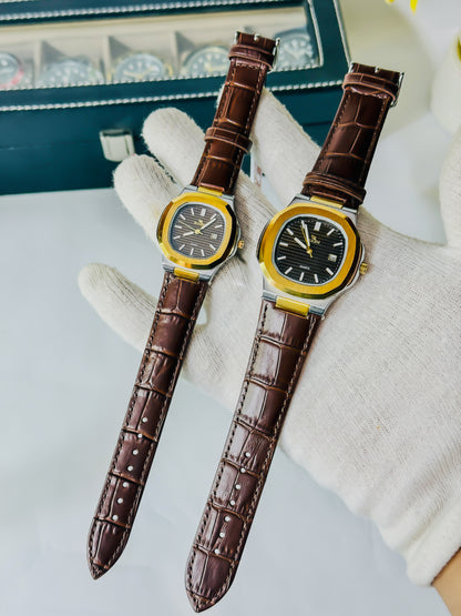 Premium Leather Strap - Couple Edition
