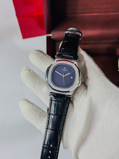 PP - Semi Auto Black with Blue Dial Edition