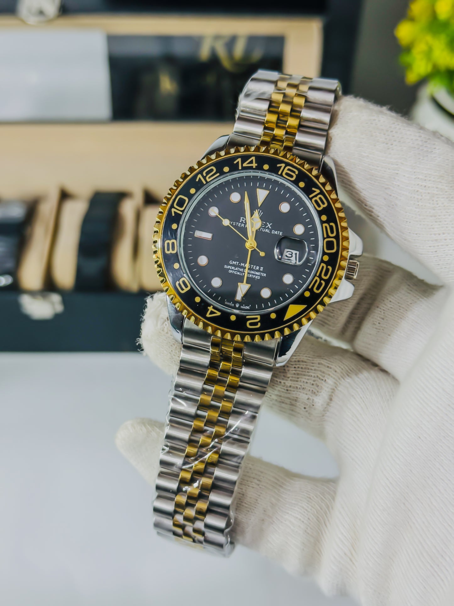 GMT Two Tone - Golden & Silver | Semi Auto Edition