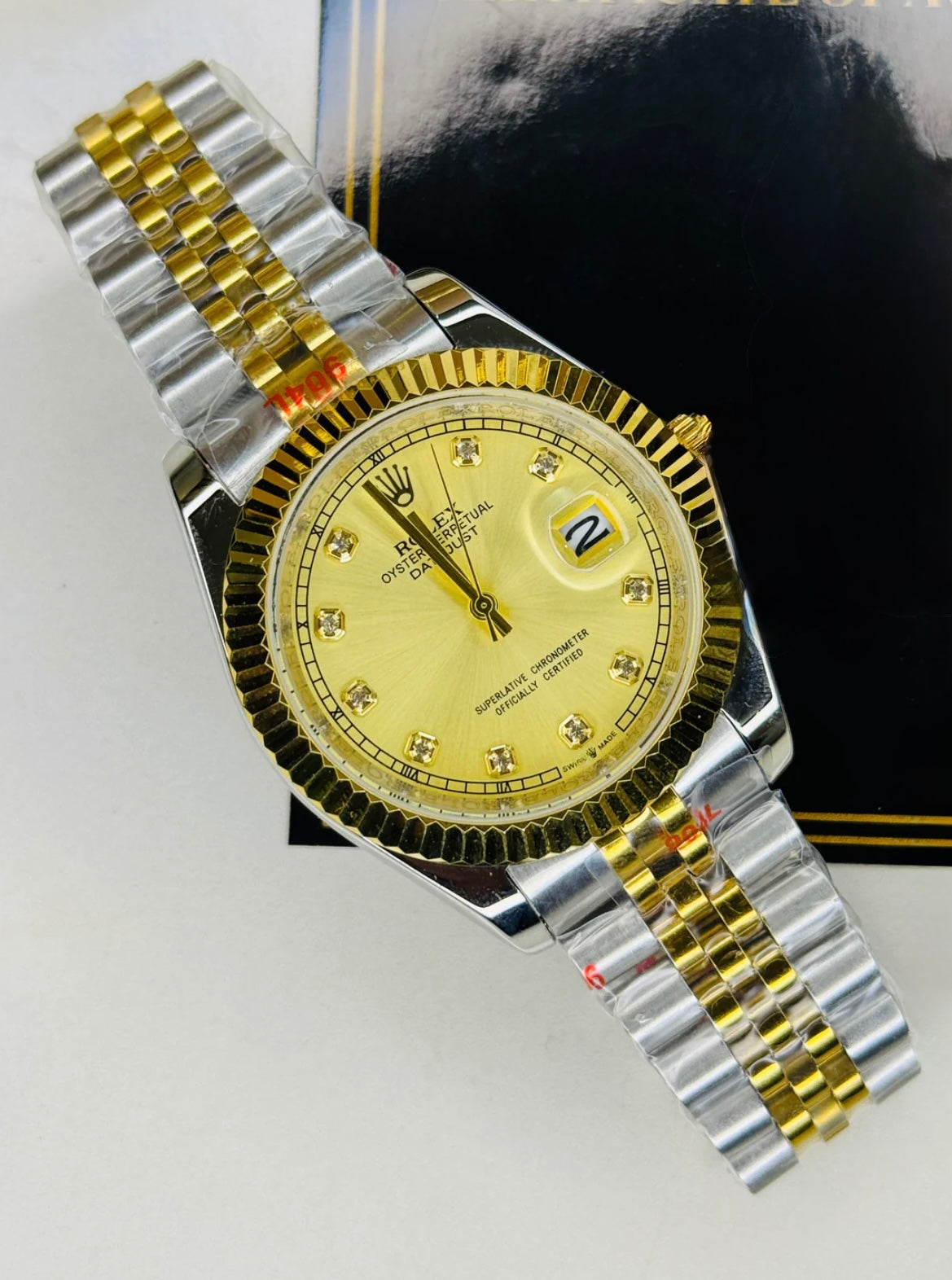 Rolex Royale Date Just - Dual Silver & Gold