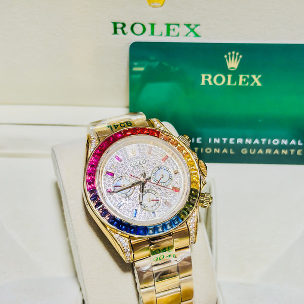 Rolex Rainbow Daytona - Gold Master Edition