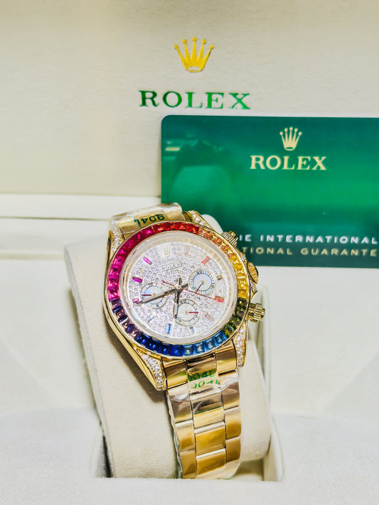 Rolex Rainbow Daytona - Gold Master Edition
