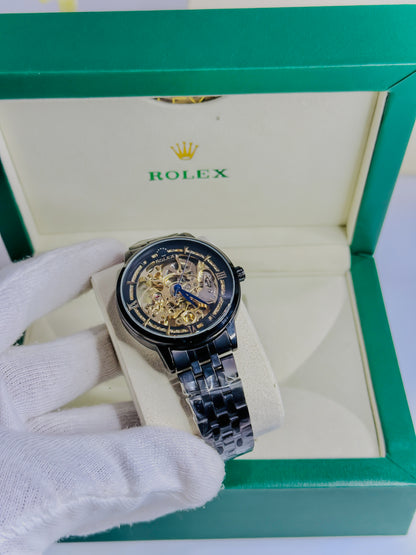 Rolex Automatic Skeleton - Black Edition