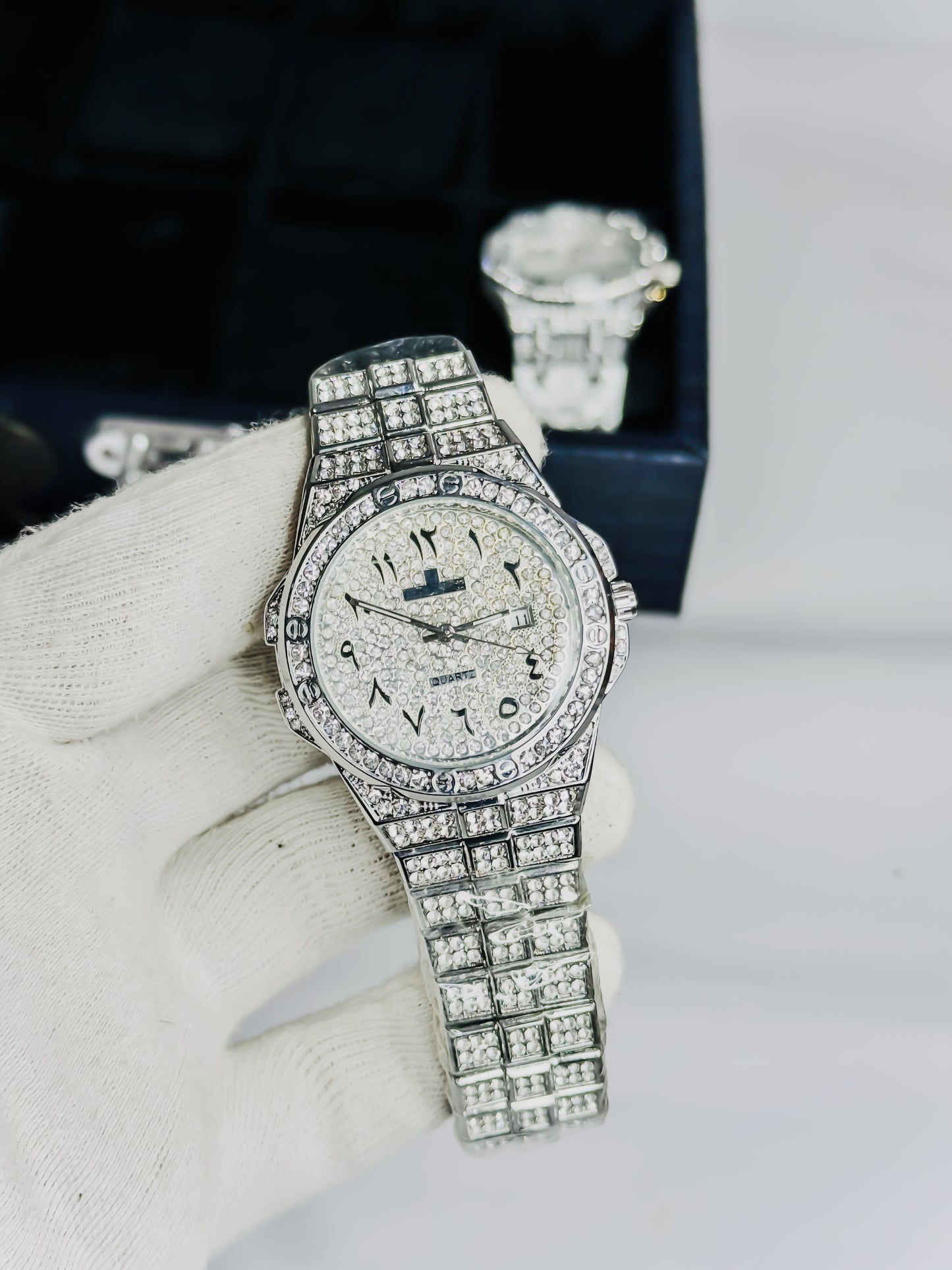 Arabic Style Full Stone Watch