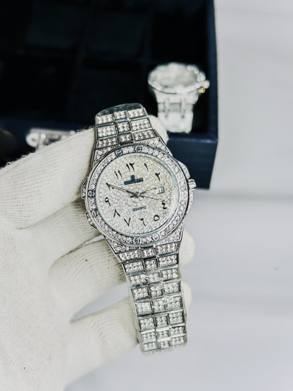 Arabic Style Full Stone Watch