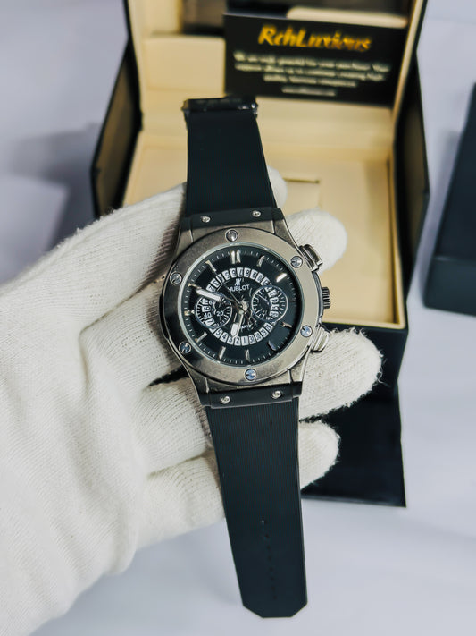 Hublot Geneve Black - Premium Strap Edition