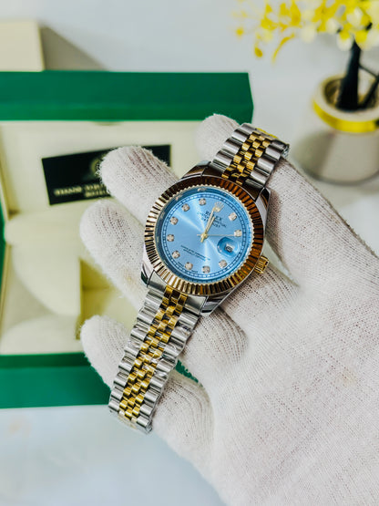 Royale Date Just - Two Tone Tiffany