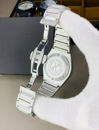 Diamond Cut Spider Black Dial Silver Edition