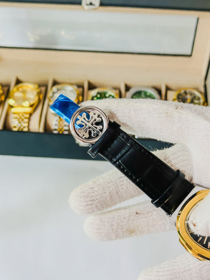 PP Two Tone Dial - Black Leather Edition